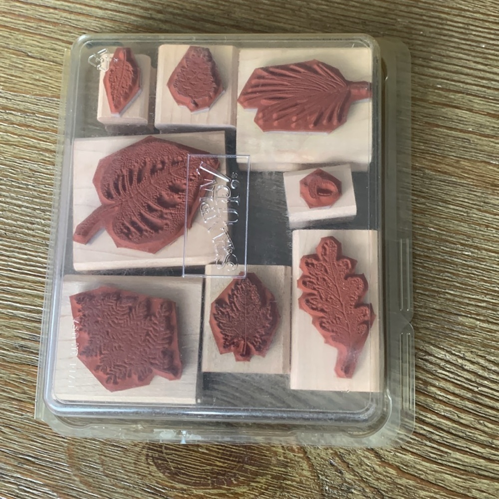 Stampin’ Up! Rubber Stamp Set Fantastic Foliage Set of 8 - Picture 2 of 3